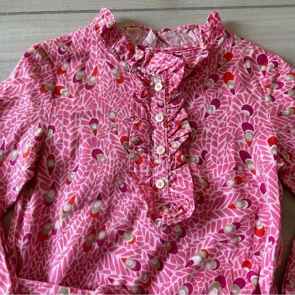 Lilly Pulitzer Belted Pink Cotton Dress - Picture 2 of 3